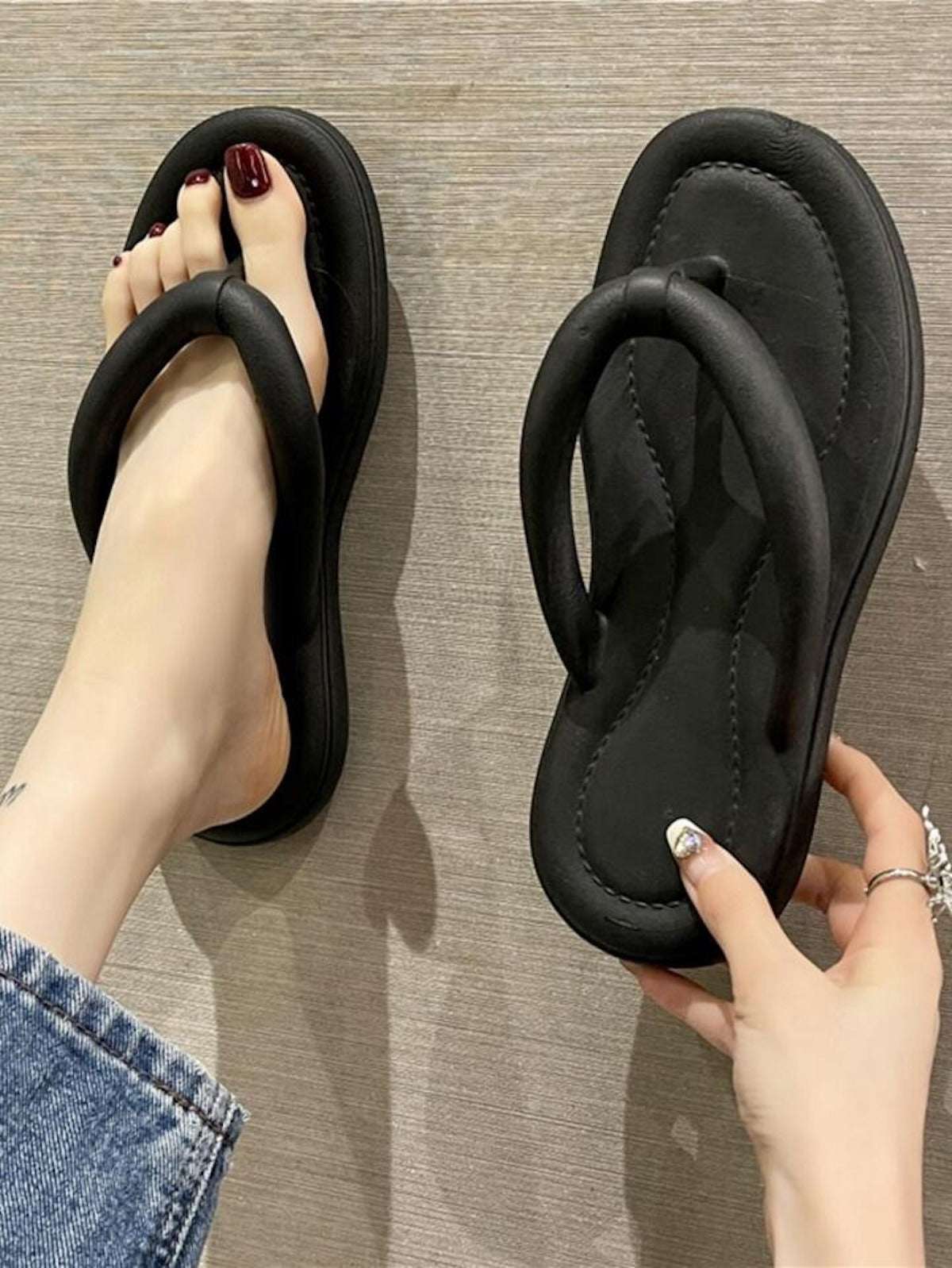 Huitich Fashionable Casual Flip Flops Size 38 39 - Mumzar