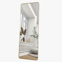 Huitich Gold Frame Floor Mirror Full Length Stylish Design - Mumzar