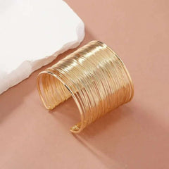 Huitich Gold Multi Layer Cuff Bracelet Elegant Jewelry - Mumzar