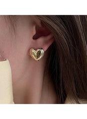 Huitich Half Circle Earrings 3 Piece Set Gold Tone - Mumzar