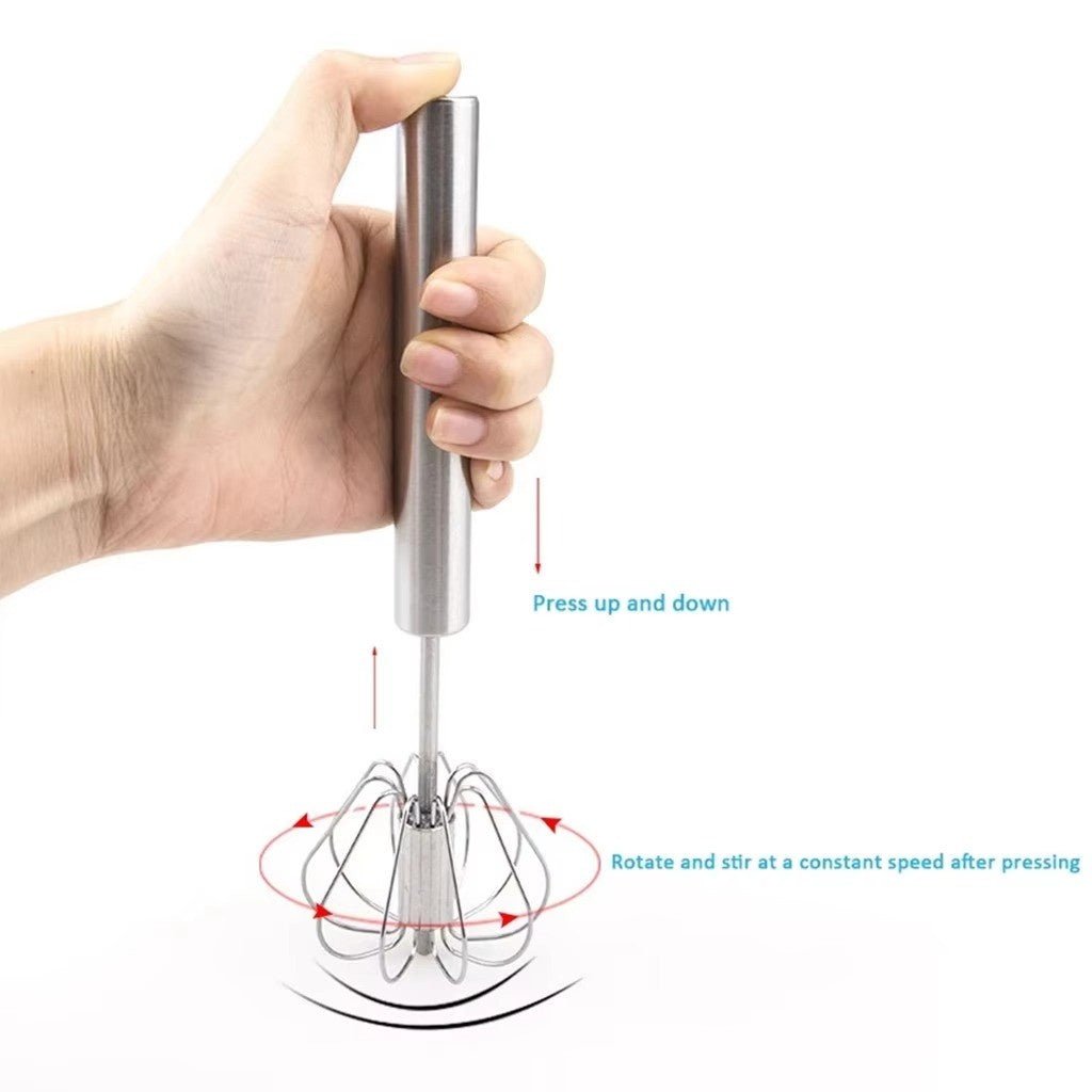 Huitich Handheld Whisk for Baking Stainless Steel - Mumzar