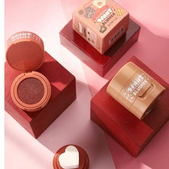 Huitich Heart Shaped Blusher Cushion & Bronzer - Mumzar