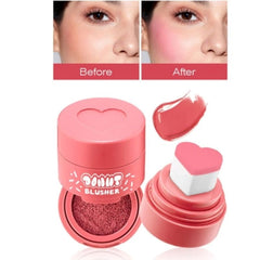 Huitich Heart Shaped Blusher Cushion & Bronzer - Mumzar