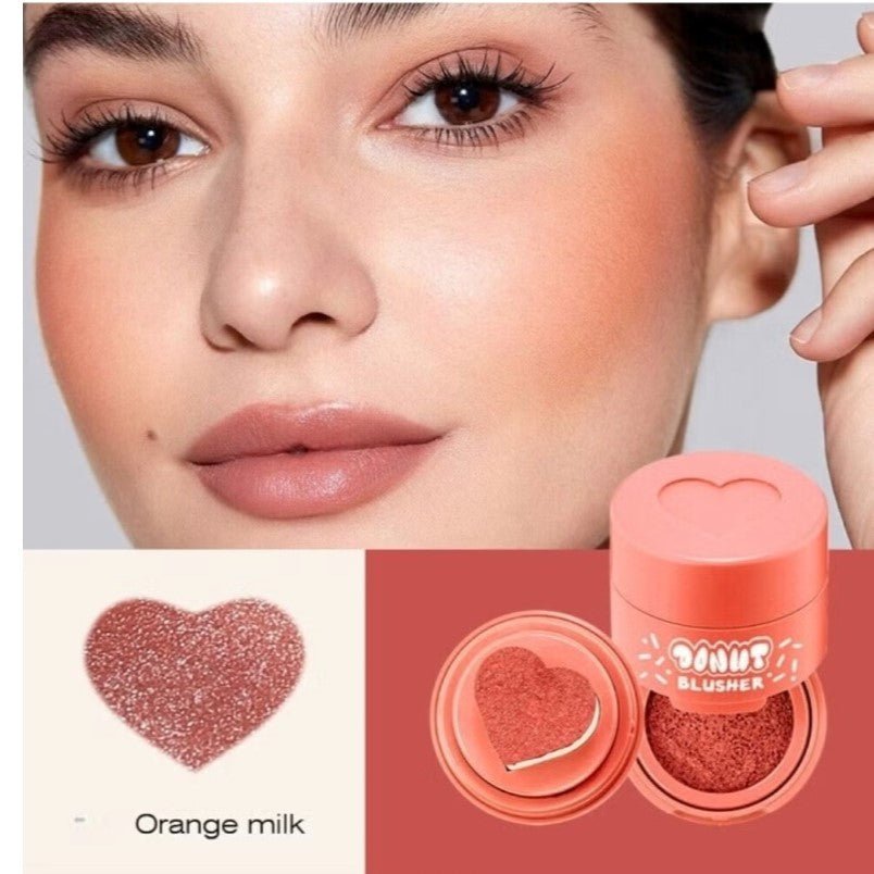 Huitich Heart Shaped Cushion Blusher Donut Blusher - Mumzar
