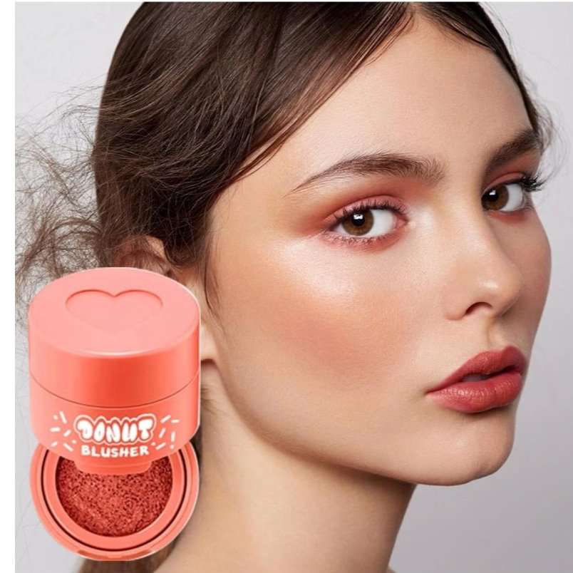 Huitich Heart Shaped Cushion Blusher Donut Blusher - Mumzar