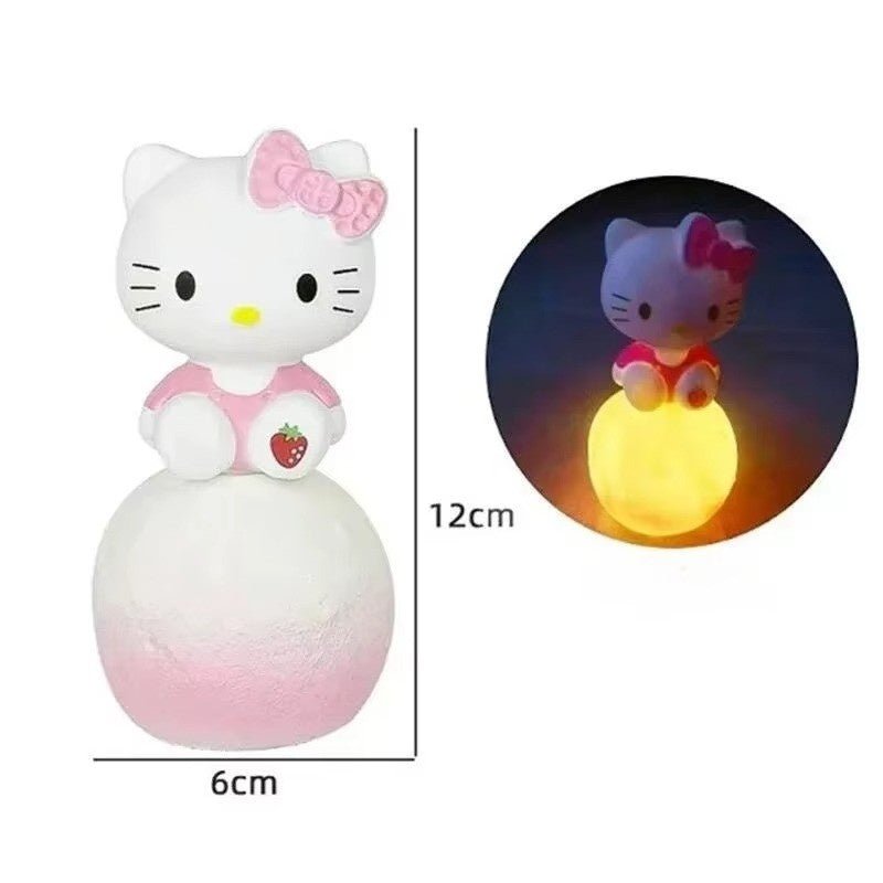 Huitich Hello Kitty Night Light for Kids Cute Luminous Toy Lamp - Mumzar