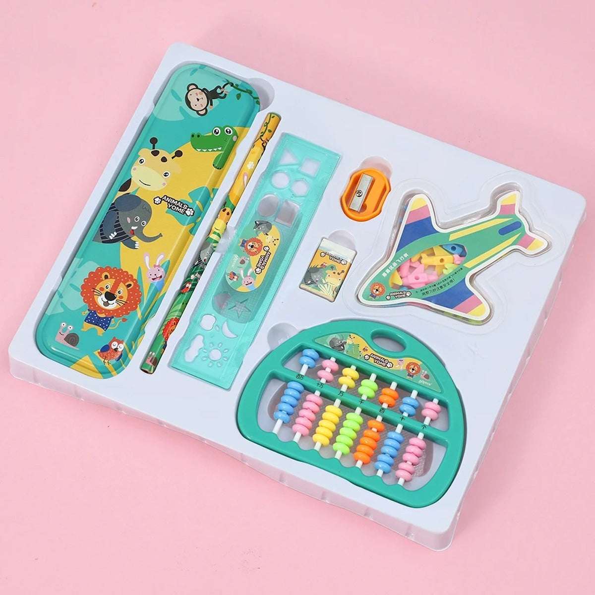 Huitich Kids Animal Stationery Set with Fun Accessories - Mumzar