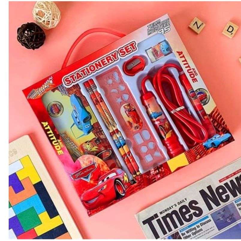 Huitich Kids Car Stationery Set with Drawing Tools - Mumzar