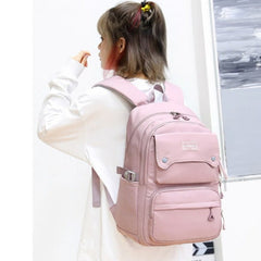 Huitich Kids Purple School Backpack with Multiple Compartments - Mumzar