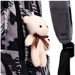Huitich Kids Rolling Backpack with Plush Toy Durable & Stylish - Mumzar