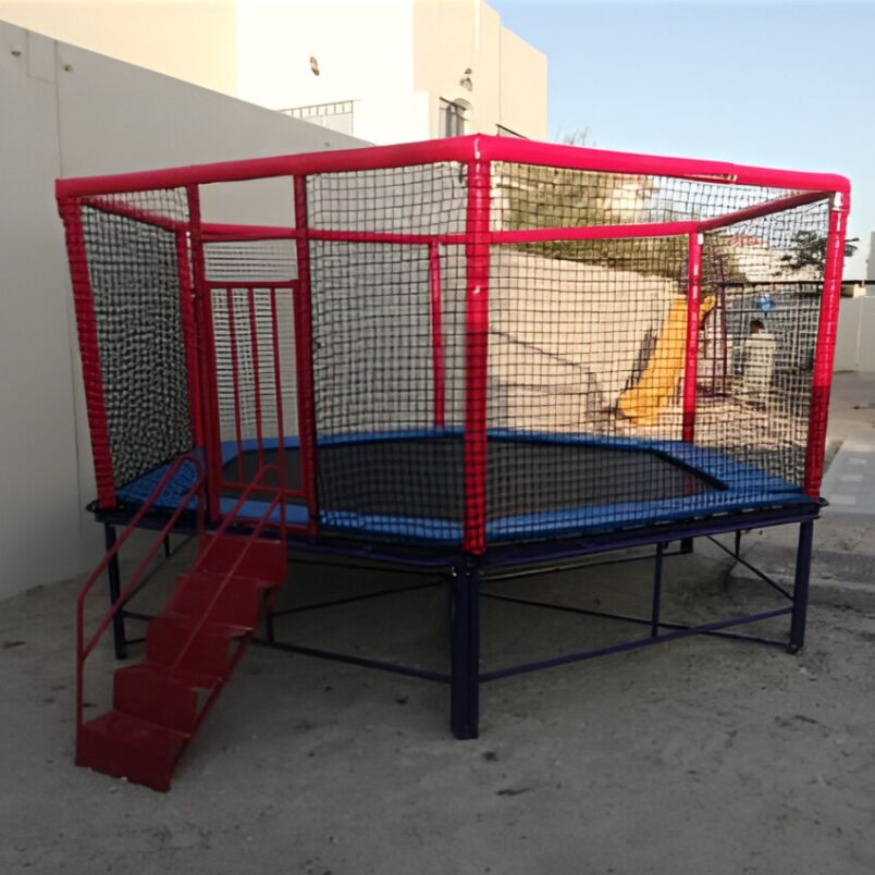 Huitich Kids Trampoline with Safety Enclosure and Ladder - Mumzar