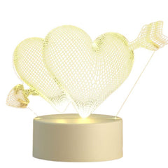 Huitich Kids White Heart Arrow LED Light Night Lamp - Mumzar