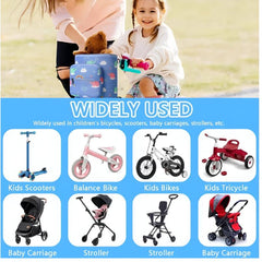 Huitich Large Baby Stroller Organizer Bag with Cute Print - Mumzar