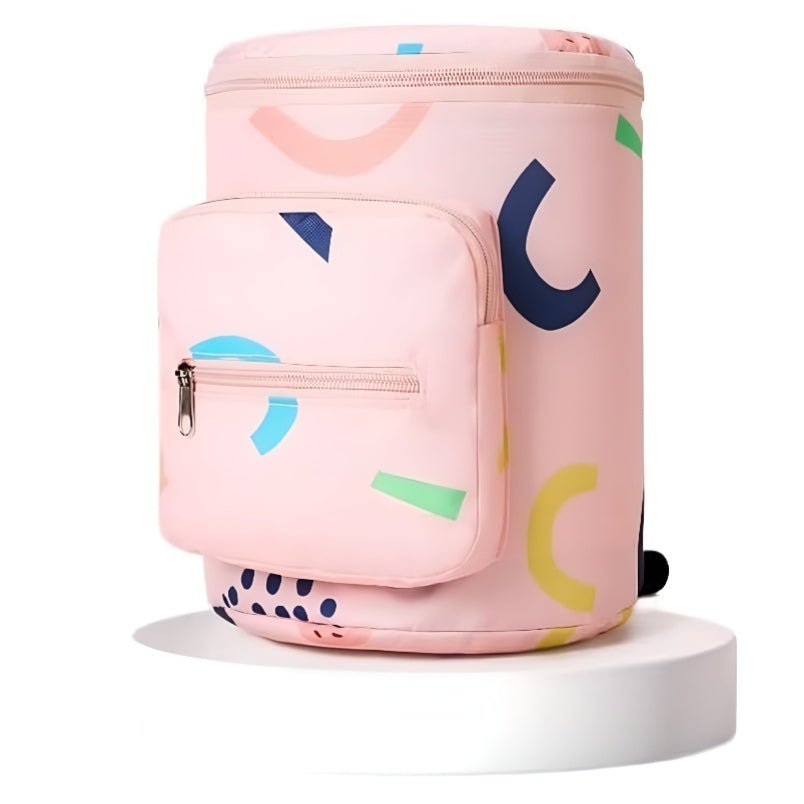 Huitich Large Capacity Stroller Bag Pink Baby Organizer - Mumzar