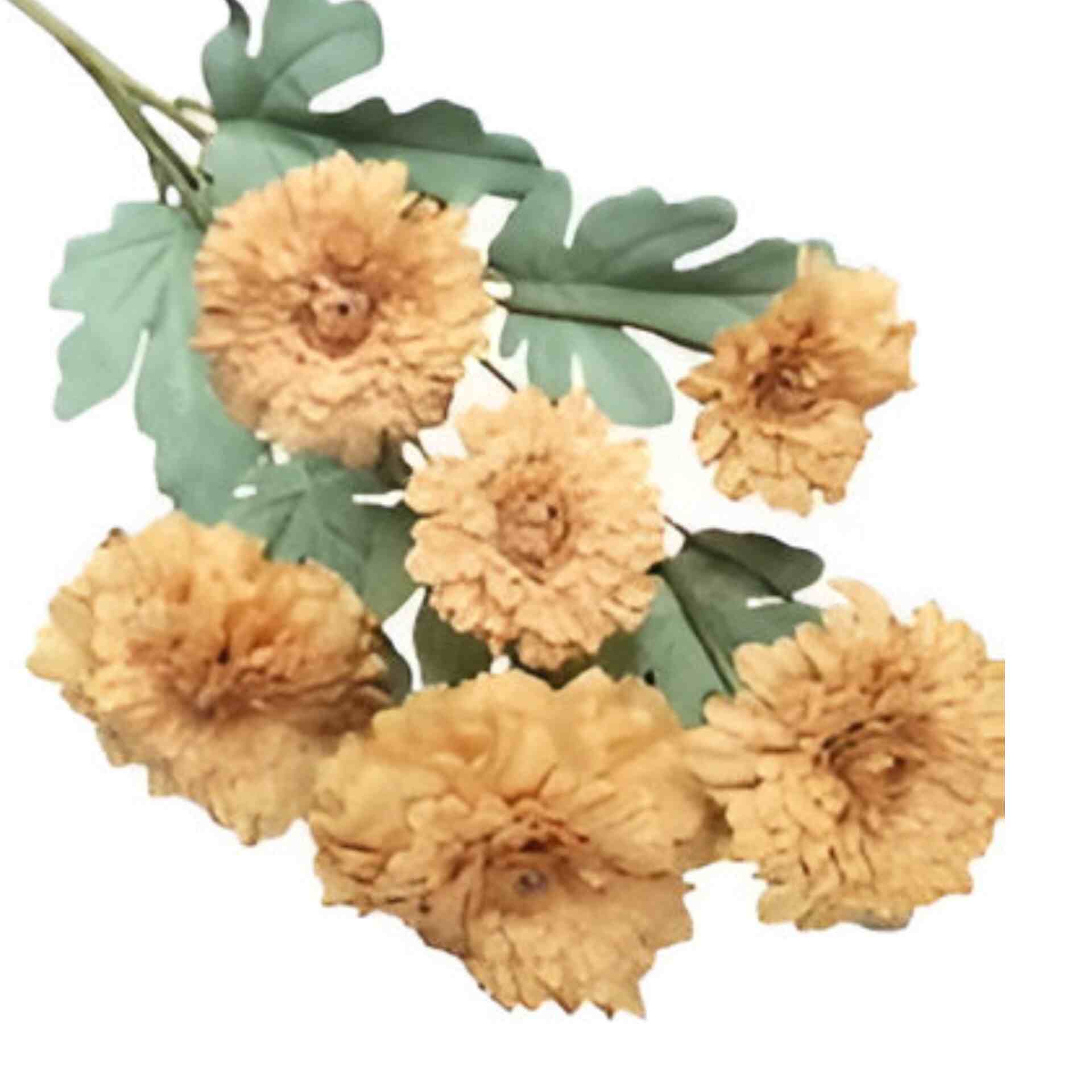 Huitich Light Coffee Faux Flowers Pack Artificial Bouquet - Mumzar