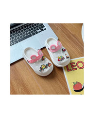 Huitich Lightweight Kids Clogs 24 - 25 with Pink Strap - Mumzar