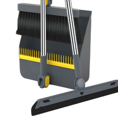 Huitich Long Handle Broom and Dustpan Set Durable Cleaning Supplies - Mumzar