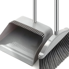 Huitich Long Handled Broom and Dustpan Set Durable Cleaning - Mumzar
