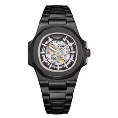 Huitich Luxury Stainless Steel Skeleton Watch for Men - Mumzar