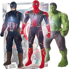 Huitich Marvel Spiderman Action Figure 17cm Luminous Toy - Mumzar