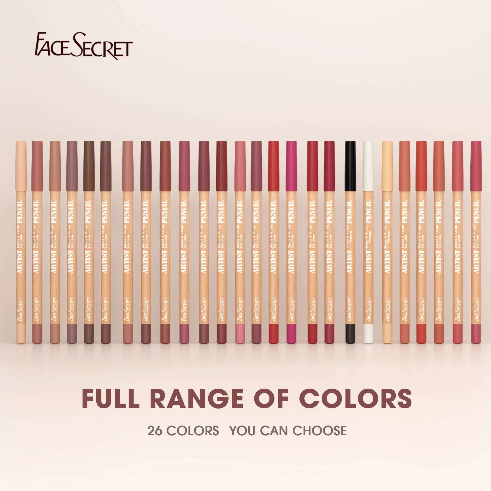 Huitich Matte Lip Liner Pencil Set 6 Colors - Mumzar