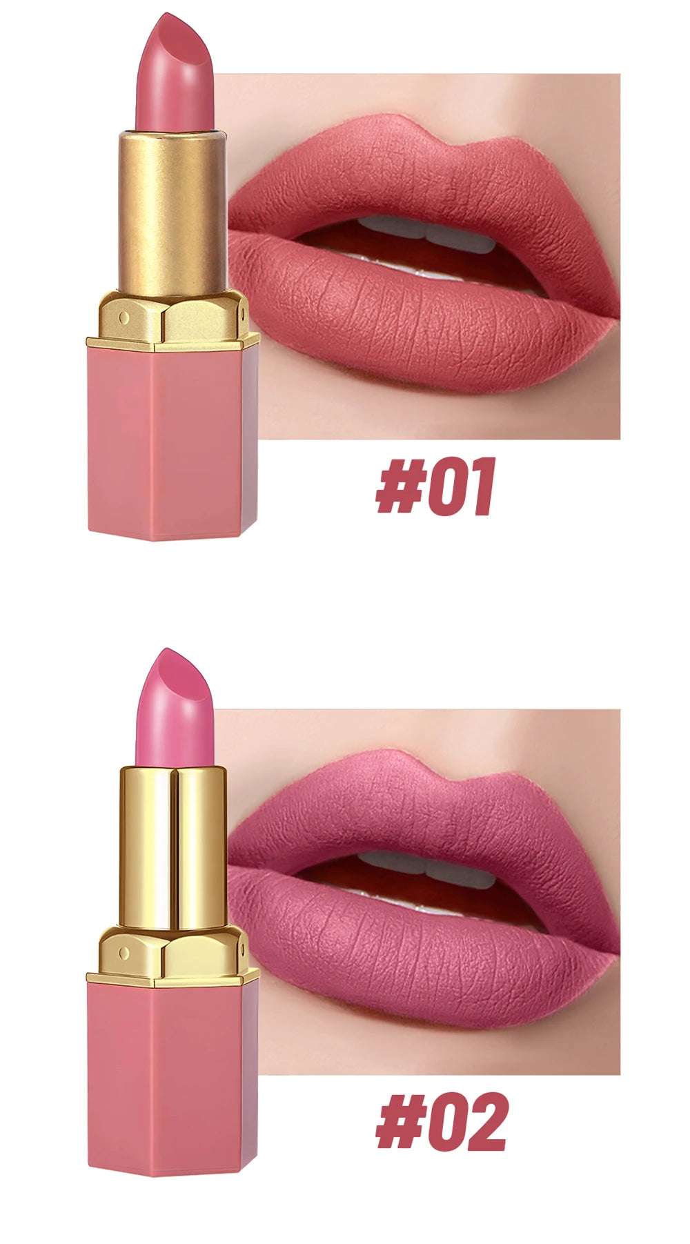 Huitich Matte Velvet Lipstick Set - 6 Colors - Mumzar