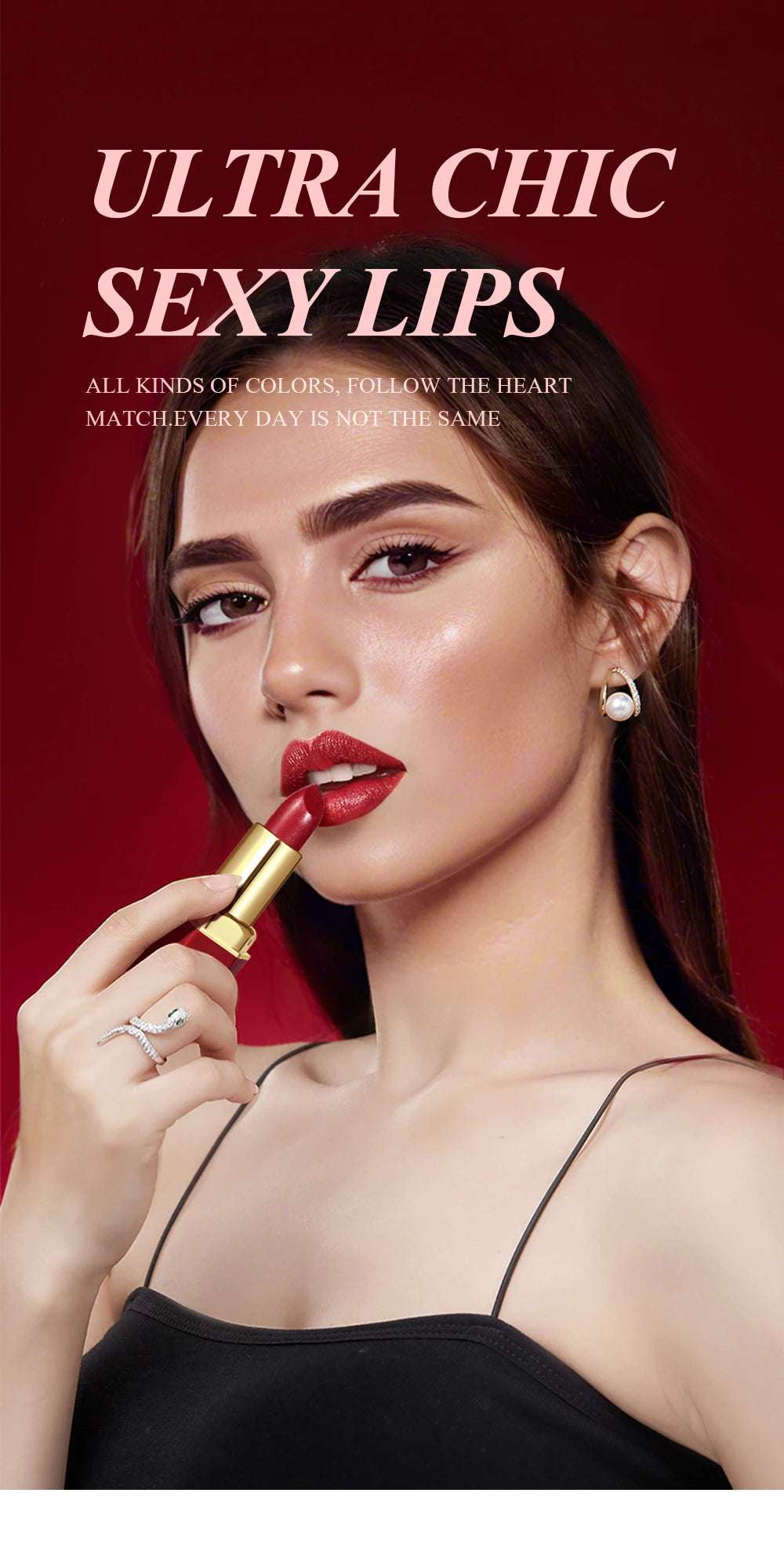 Huitich Matte Velvet Lipstick Set - 6 Colors - Mumzar