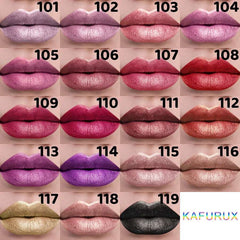 Huitich Metallic Lipstick Set Shimmer Shades - Mumzar