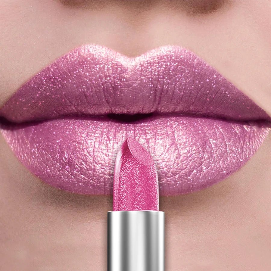 Huitich Metallic Lipstick Set Shimmer Shades - Mumzar