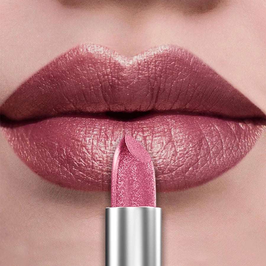 Huitich Metallic Lipstick Set Shimmer Shades - Mumzar