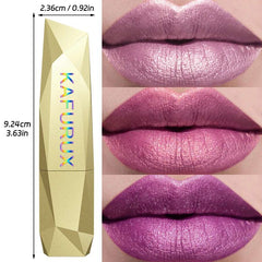 Huitich Metallic Lipstick Set Shimmer Shades - Mumzar