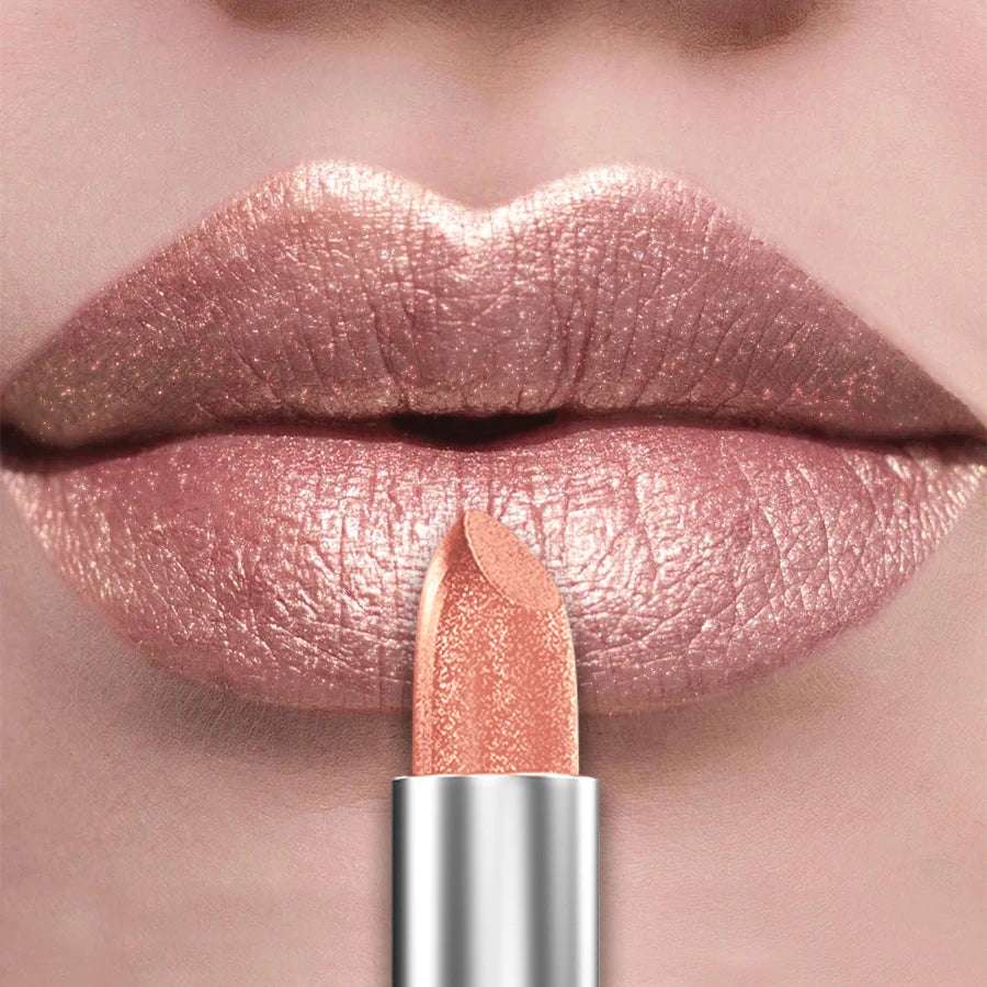 Huitich Metallic Lipstick Set Shimmer Shades - Mumzar