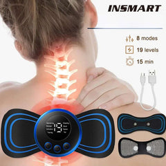 Huitich Mini Electric Neck Massager with 8 Modes - Mumzar