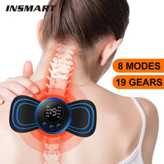 Huitich Mini Electric Neck Massager with 8 Modes - Mumzar