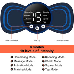 Huitich Mini Electric Neck Massager with 8 Modes - Mumzar