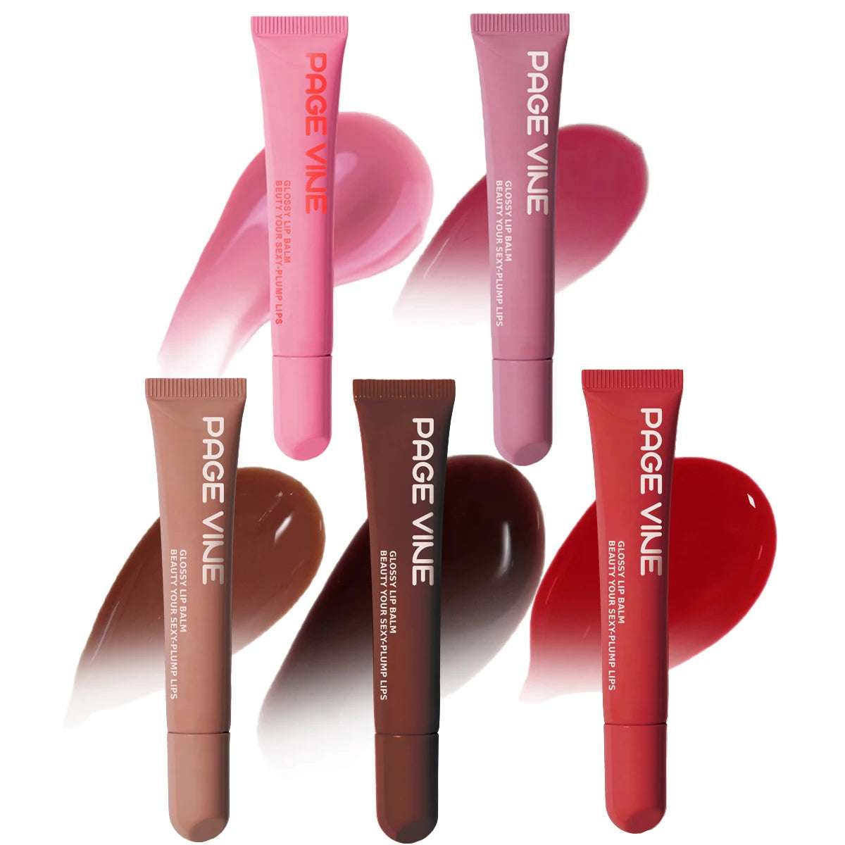Huitich Moisturizing Phone Case Lip Gloss Set - Mumzar