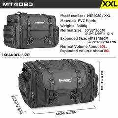 Huitich Motorcycle Rear Seat Bag Waterproof 19L - 80L - Mumzar