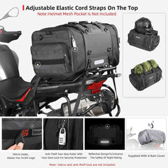 Huitich Motorcycle Rear Seat Bag Waterproof 19L - 80L - Mumzar