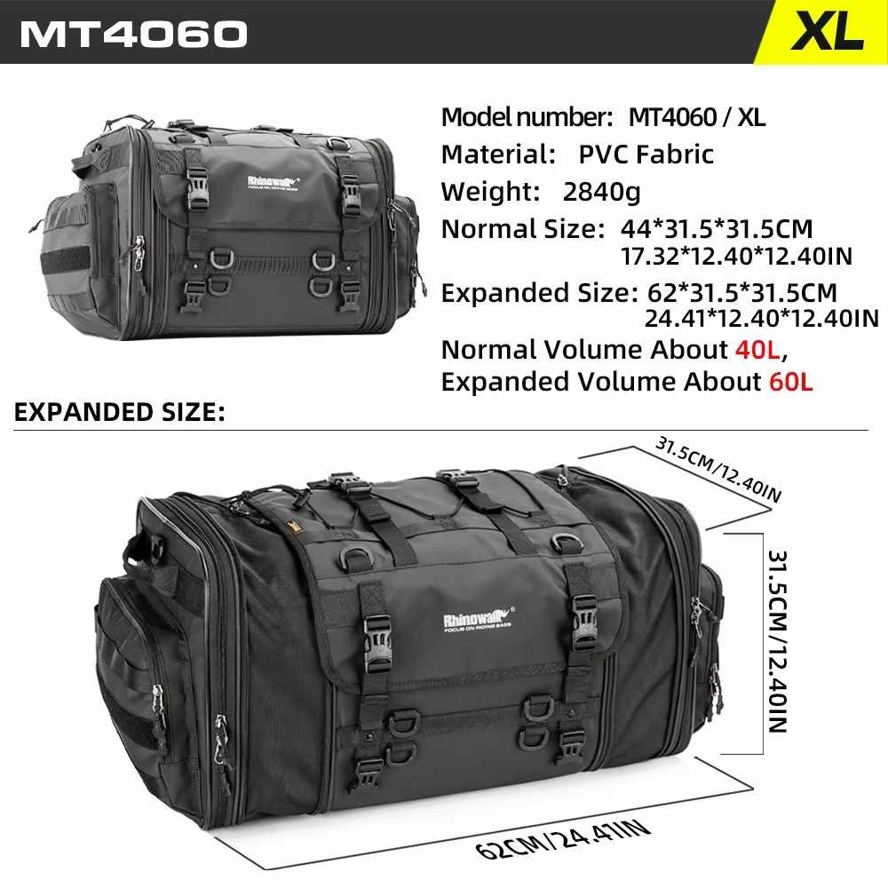 Huitich Motorcycle Rear Seat Bag Waterproof 19L - 80L - Mumzar