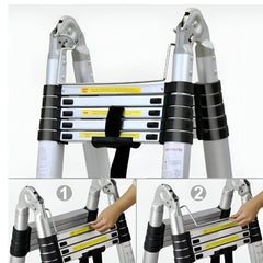Huitich Multipurpose Telescopic Ladder Durable & Compact - Mumzar