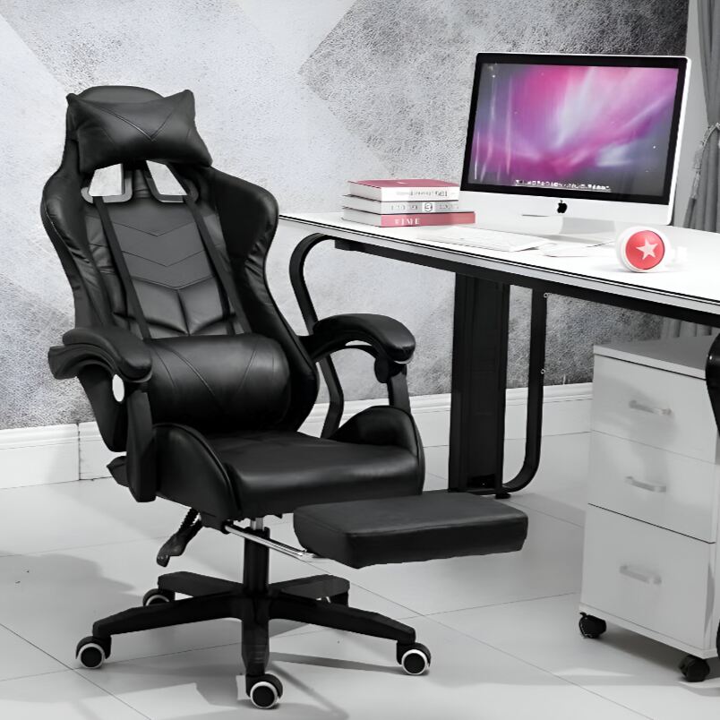 Huitich Office Chair with Footrest and Headrest Video Game Chair - Mumzar