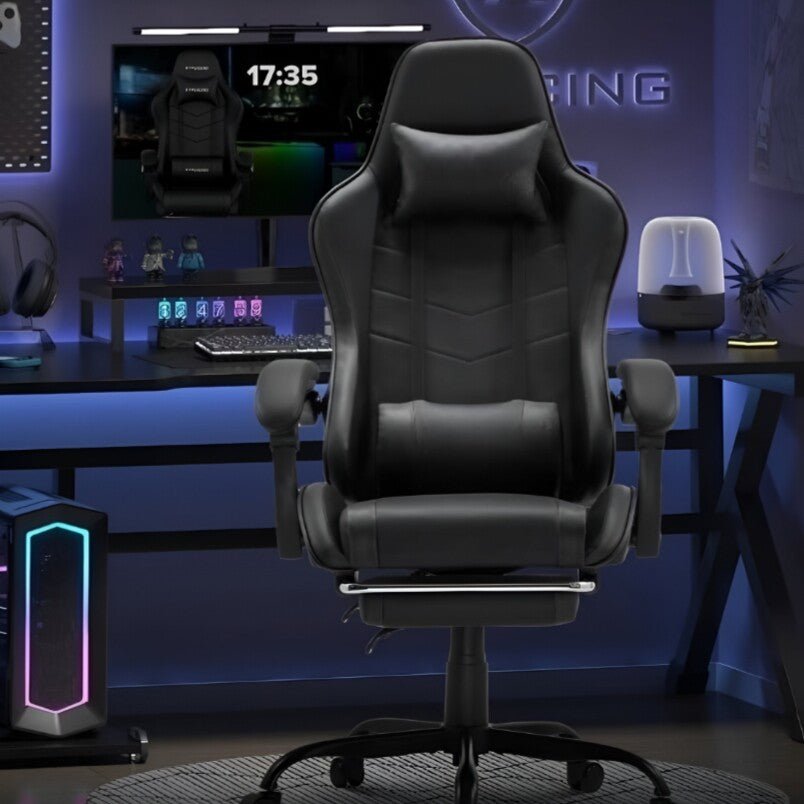 Huitich Office Chair with Footrest and Headrest Video Game Chair - Mumzar