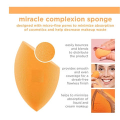 Huitich Orange Makeup Sponges Pack of 4 for Flawless Application - Mumzar