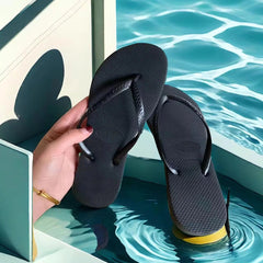 Huitich Outdoor Beach Slippers for Women Black - Mumzar