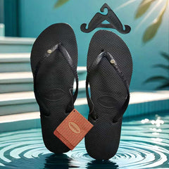 Huitich Outdoor Beach Slippers for Women Black - Mumzar