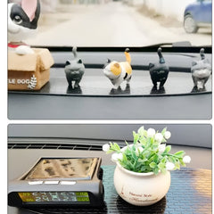 Huitich Oval Silicone Anti - Slip Dashboard Mat Black - Mumzar