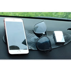 Huitich Oval Silicone Anti - Slip Dashboard Mat Black - Mumzar
