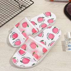 Huitich Peach Print Slide Sandals for Comfortable Wear - Mumzar