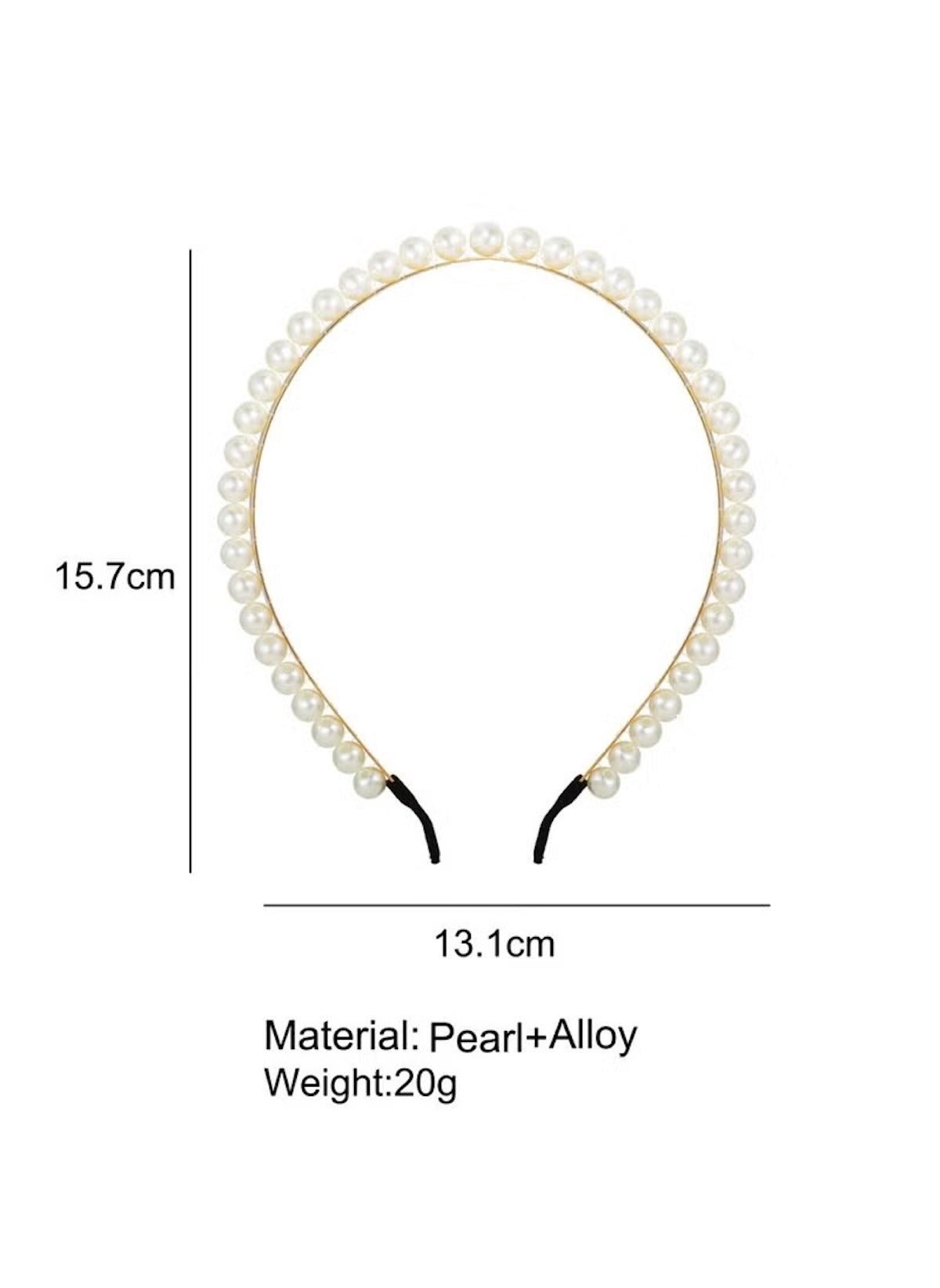 Huitich Pearl Hair Jewelry for Kids Stylish Headband - Mumzar