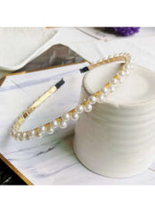 Huitich Pearl Hair Jewelry for Kids Stylish Headband - Mumzar